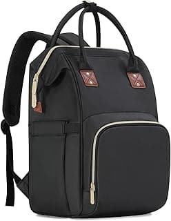 Diaper Bag Backpack,Multifunction Maternity Nappy Bag for Travel Waterproof Travel Back Pack Baby Bags for Boys Women Large Capacity Diaper Bags for Baby Gril,Dark Black