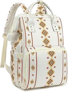 Bohemia Diaper Bag Backpack for Mom Dad, Multifunctional Baby Nappy Backpack with Stroller Straps Insulated Pockets