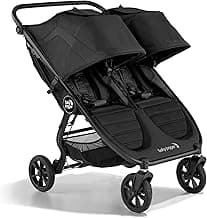 Baby Jogger City Mini GT2 All-Terrain Double Stroller, Jet Black