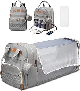 Diaper Bag Backpack with Changing Station