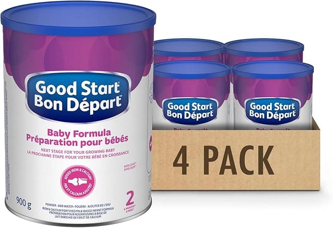 GOOD START Stage 2, Baby Formula Powder, 6+ Months, 900g, 6 Count, Packaging May Vary
