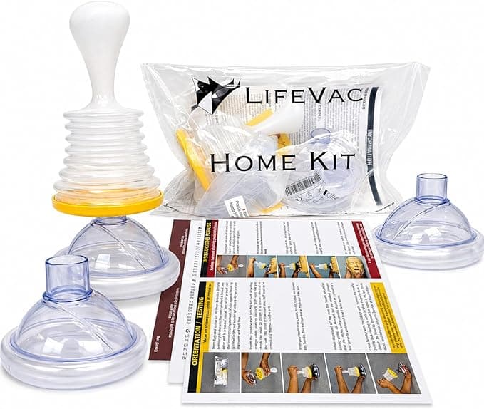 LifeVac Home Kit - Choking Rescue Device Home Kit for Adult and Children, Airway Clearance Device for Choking