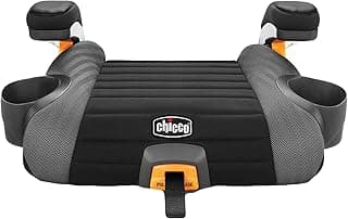 Chicco GoFit Plus Backless Booster Car Seat with LATCH Attachment and Quick-Release LATCH Removal, Portable Travel Booster Seat for children 40-110 lbs. - Avenue/Black & Charcoal Grey