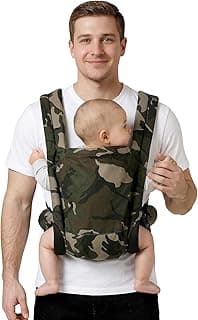 Misswisdom Newborn to Toddler Baby Carrier (7-30 lbs), Stylish Baby Hip Carrier with Adjustable Strap, Easy to Carry Baby Holder Carrier with Windproof Cap, One Size