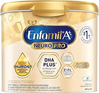 Enfamil A+ NeuroPro Baby Formula, Powder Tub, with Brain Building DHA and 2'FL for Immune Support, 0+ Months, 587g