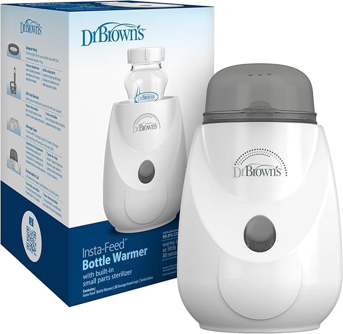Dr. Brown's Insta-Feed Baby Bottle Warmer & Sterilizer for Baby Bottles & Baby Food Jars