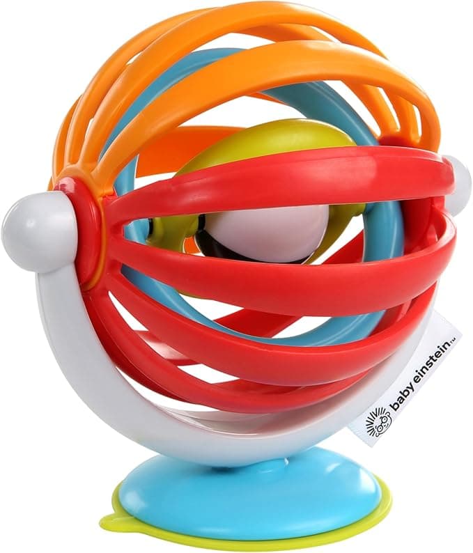 Baby Einstein Sticky Spinner BPA-Free High Chair Activity Toy, Ages 3 Months+