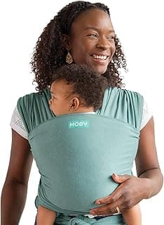 Moby | Elements Wrap | Baby Carrier and Wrap in One for Mothers, Fathers, and Caregivers | Designed for Newborns, Infants, and Toddlers | Holder Can Carry Babies up to 33 lbs | Hydro