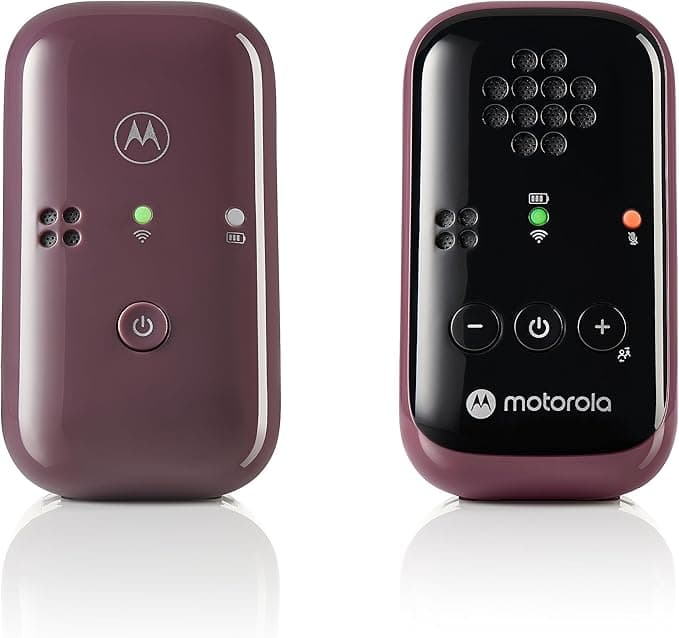Motorola Nursery PIP12 Baby Monitor Audio Only, Portable and Rechargeable, No WiFi Needed, 1500ft Range HD Sound with Auto Off, Includes Water-Resistant Travel Case