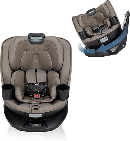 Maxi-Cosi Andi 360° Rotating All-in-One Convertible Car Seat, 10 Years of Use, Rear-Facing to Booster, Effortless Recline