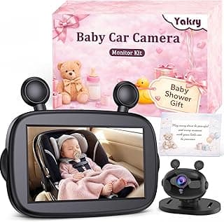 HD 1080P Baby Car Camera: Easy to Install 150° Wide Angle Car Seat Camera - Ultra-Clear Night Vision Full Backseat View - Safe Driving for Infants Kids Toddlers