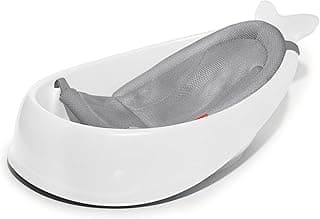 Skip Hop Infant Bath Tub 3-Stage Grow With Baby Smart Sling MOBY Bathtub White Age 0+