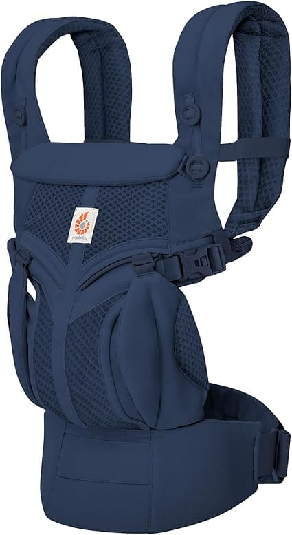 Ergobaby Carrier, Omni Classic (Formerly Omni 360) All Carry Positions Baby Carrier with Cool Air Mesh, Midnight Blue