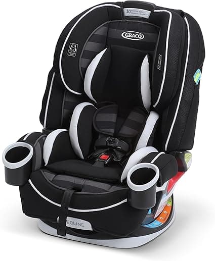 Graco 4Ever All-in-One Convertible Car Seat, 4-in-1 Baby to Big Kid Car Seat from 1.8-54 kg (4-120 lb), ProtectPlus Engineered, Rockweave