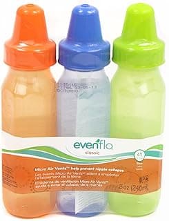 Evenflo 3 Count Classic Light Tint Nurser, 8 Ounce