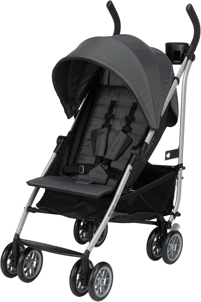 Safety 1st Right-Step Compact Stroller, Grey (01591CFHF)