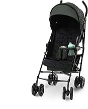 Summer Infant Ingenuity 3Dlite Convenience Stroller, Green–Lightweight Stroller with Aluminum Frame, Large Seat Area, 4 Position Recline, Extra Large Storage Basket–Infant Stroller for Travel & More
