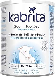 Kabrita Goat Milk-Based Infant Formula with DHA and ARA, Non-GMO, Made in the Netherlands, 0–12 Months, 800g, Complete Nutrition with Prebiotics.