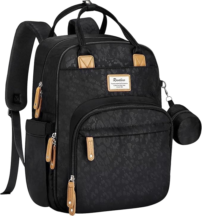Diaper Bag Backpack RUVALINO Large Multifunction Travel Back Pack Maternity Baby Nappy Changing Bags