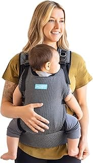 Moby Cloud Ultra-Light Hybrid Carrier | Baby Carrier for Mothers, Fathers and Caregivers | Baby Carrier Newborn to Toddler | Baby Holder Can Carry Infants up to 33 lbs | Lightweight | High Rise