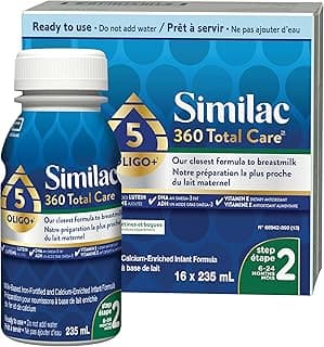 Similac 360 Total Care Step 2 Ready-To-Feed 16x235mL Bottles