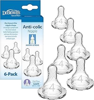 Dr. Brown's Original Nipple, Level 4 (9m+), 6 Count