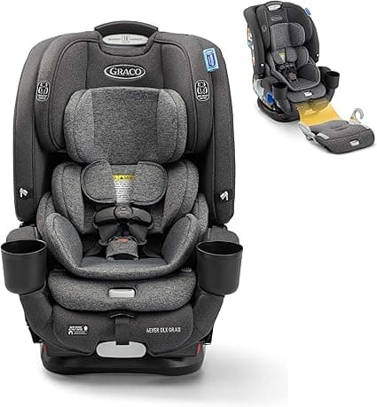 Graco 4Ever DLX Grad 5-in-1 Convertible Car Seat | Versatile, Comfortable, and Safe for Babies through Preteens | 1.8-54 kg (4-120 lb) | Harrison