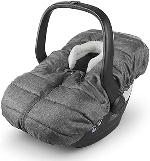 UPPAbaby CozyGanoosh for Aria and Mesa Infant Car Seat Carriers/Ultra-Plush, Weather-Proof/Charcoal Mélange