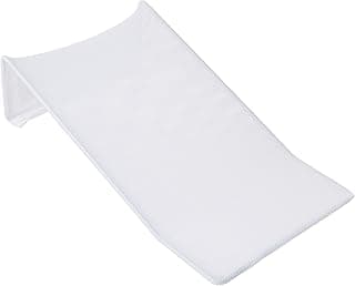 Jolly Jumper Bathe Eze (White) Baby Bath Support Lounger with Soft Slip-Resistant Surface, Portable Bath Essential for Sink or Tub Use