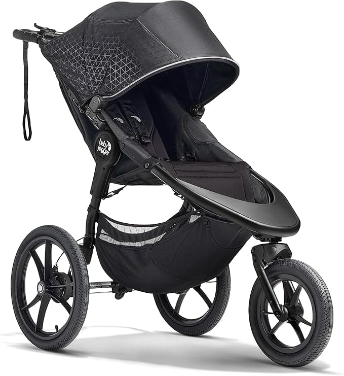Baby Jogger Summit X3 Jogging Stroller, Midnight Black