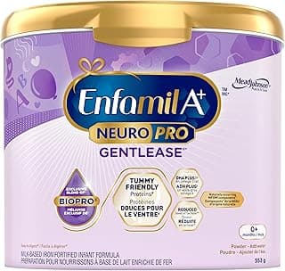 Enfamil A+ NeuroPro Gentlease, Baby Formula, Powder Tub, with Brain Building DHA, 0+ Months, 553g