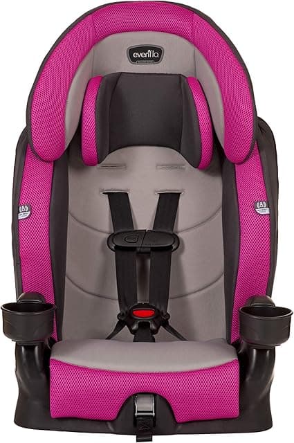 Evenflo 30712360C Chase Plus 2-In-1 Booster Car Seat (Geneva)