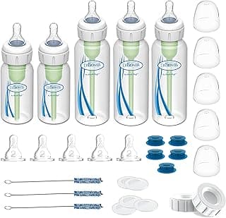 Dr. Brown’s Natural Flow Anti-Colic Options+ Specialty Feeding Starter Kit, 8 oz