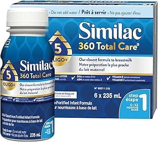 SIMILAC 360 Total Care Step 1 Ready-To-Feed 6x235mL Bottles