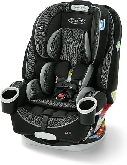 Graco 4Ever All-in-One Convertible Car Seat, 4-in-1 Baby to Big Kid Car Seat from 1.8-54 kg (4-120 lb), ProtectPlus Engineered, Raegen