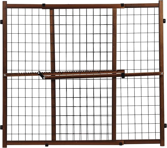 Evenflo Position & Lock Tall and Wide Value Adjustable Baby Gate (Farmhouse Collection)