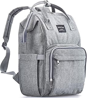 KiddyCare Diaper Bag Backpack – Multi-Function Baby Bag, Maternity Nappy Bags for Travel