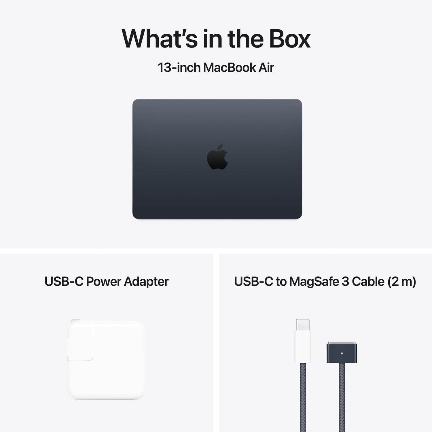 Apple MacBook Air 13.6" w/ Touch ID (2022) - Space Grey (Apple M2 / 16GB RAM / 256GB SSD) - English- BRAND NEW