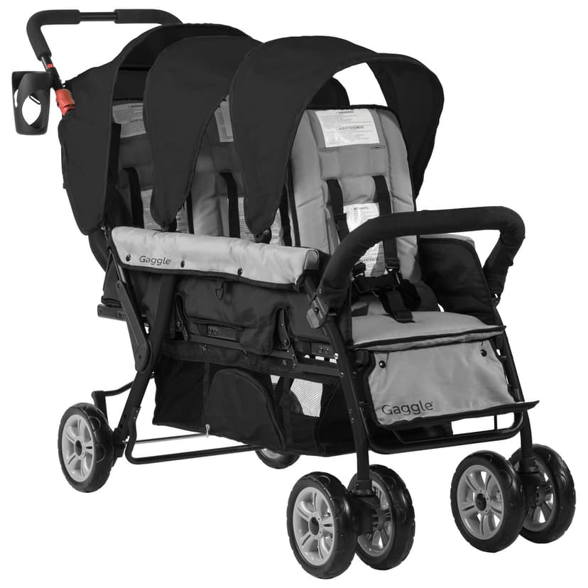 Gaggle Compass Triple Stroller - Black