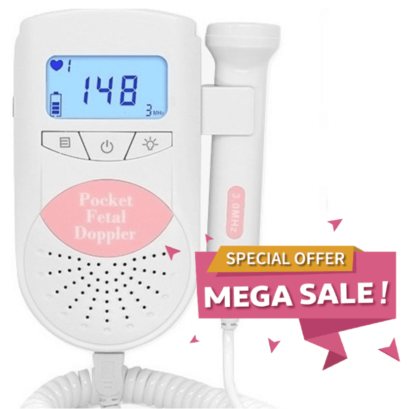 Fetal Doppler | Baby Heart Monitor with Gel – Health Canada Licensed – JPD-100S6 (REFURBISHED EXCELLENT)