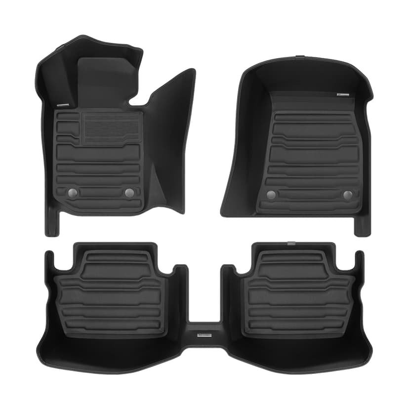 TuxMat - for BMW 4-Series Convertible AWD 2021-2026 Models - Custom Car Mats - Maximum Coverage, All Weather, Laser Measured - This Full Set Includes 1st and 2nd Rows