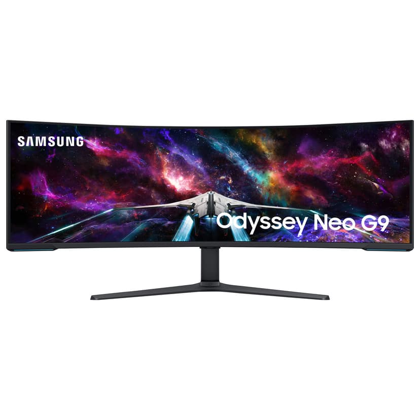 Samsung 57" 4K Ultra HD 240Hz 1ms GTG Curved VA LED FreeSync Gaming Monitor (LS57CG952NNXZA) - Black/White