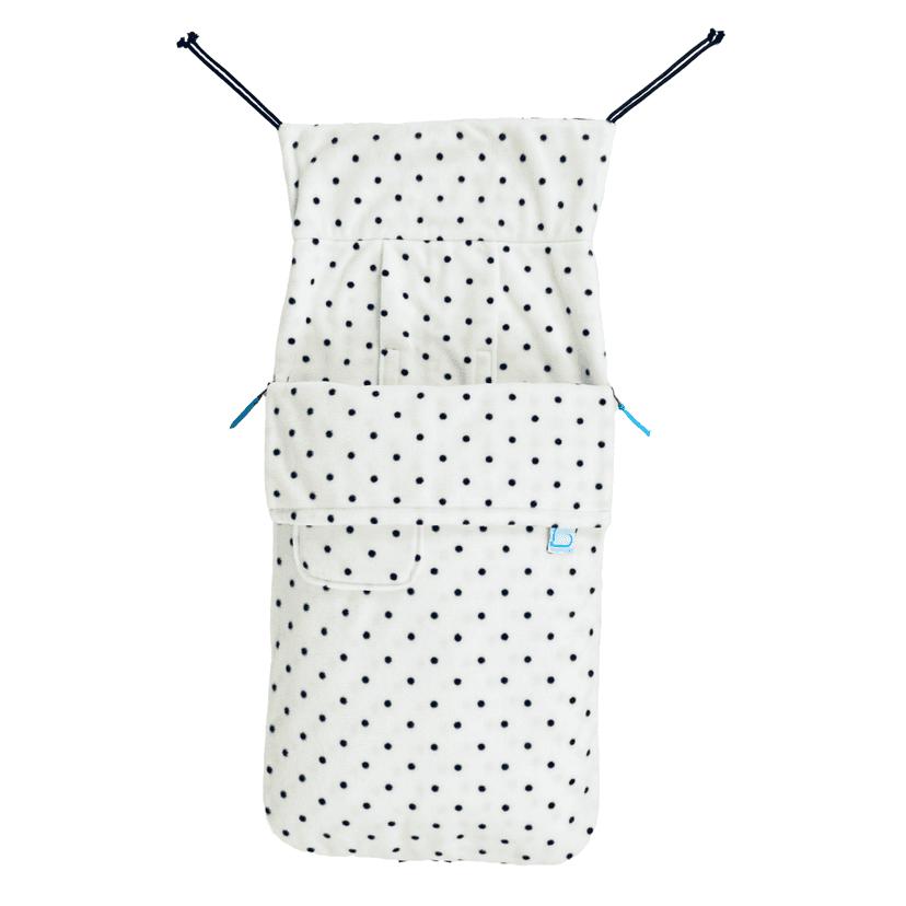 Buggysnuggle Stroller Footmuff Snuggle Fleece: Cookies n Cream