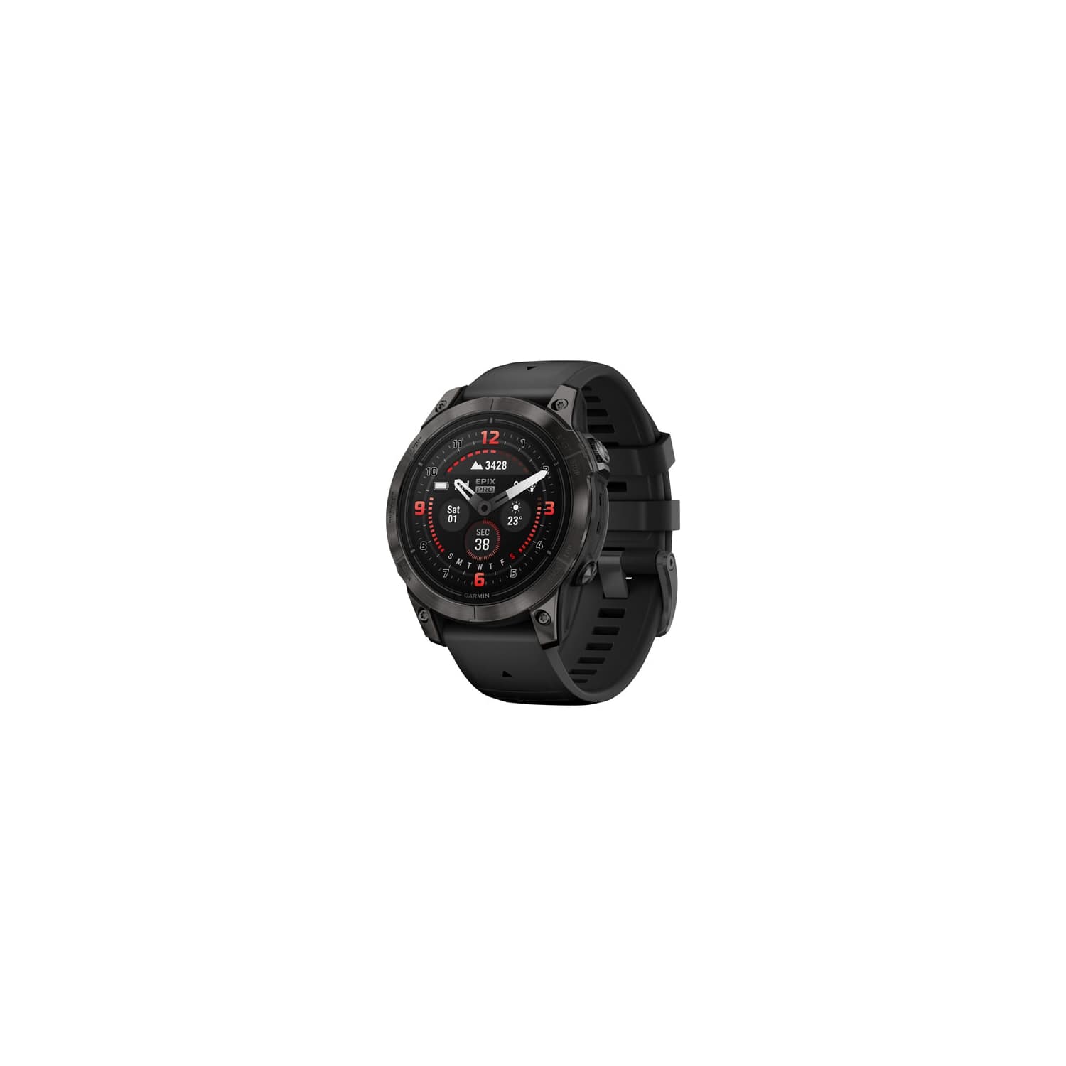 Garmin Epix Pro (Gen 2) Sapphire Edition 47mm GPS Watch with Heart Rate Monitor - Black