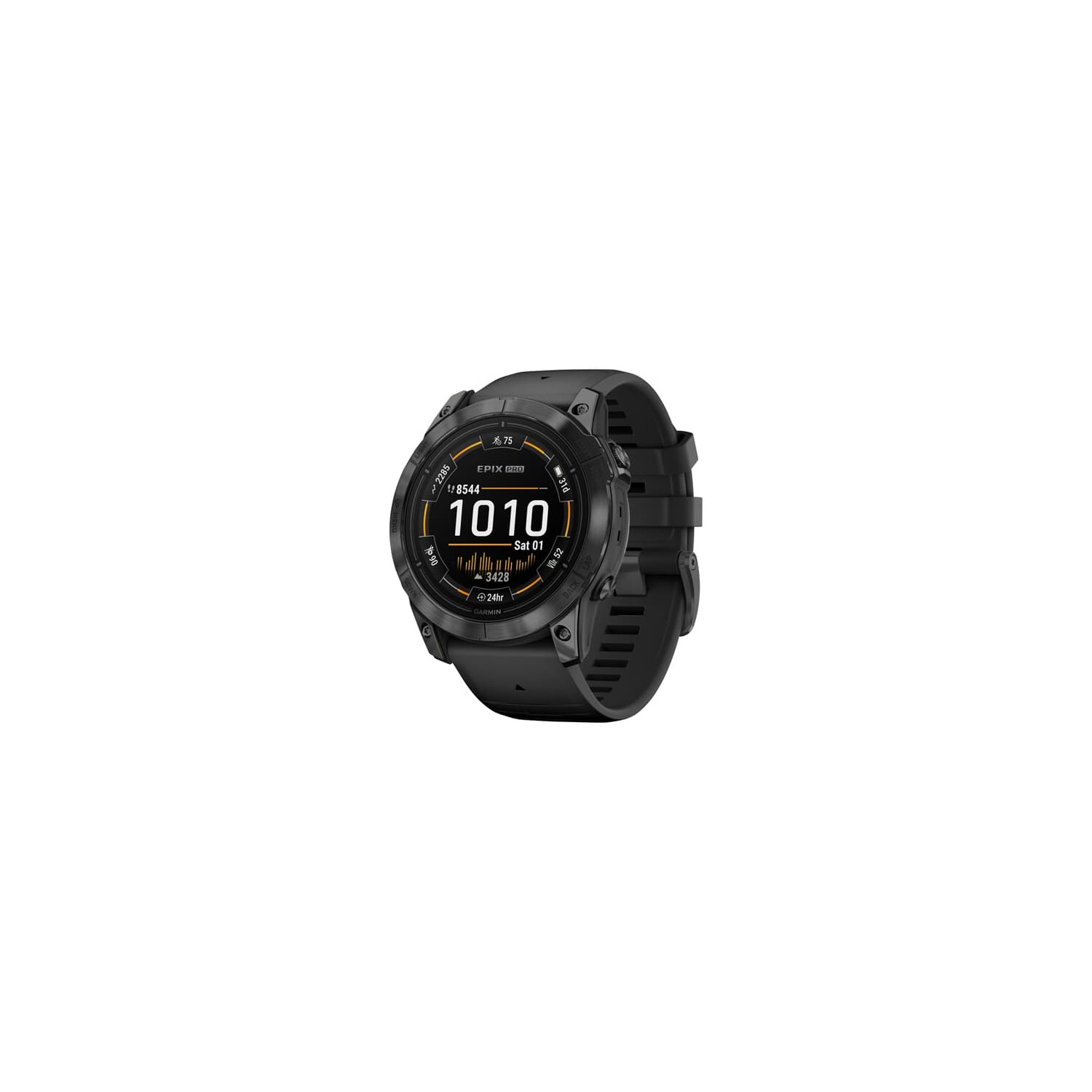 Garmin Epix Pro (Gen 2) 51mm GPS Watch with Heart Rate Monitor - Medium/Large - Black