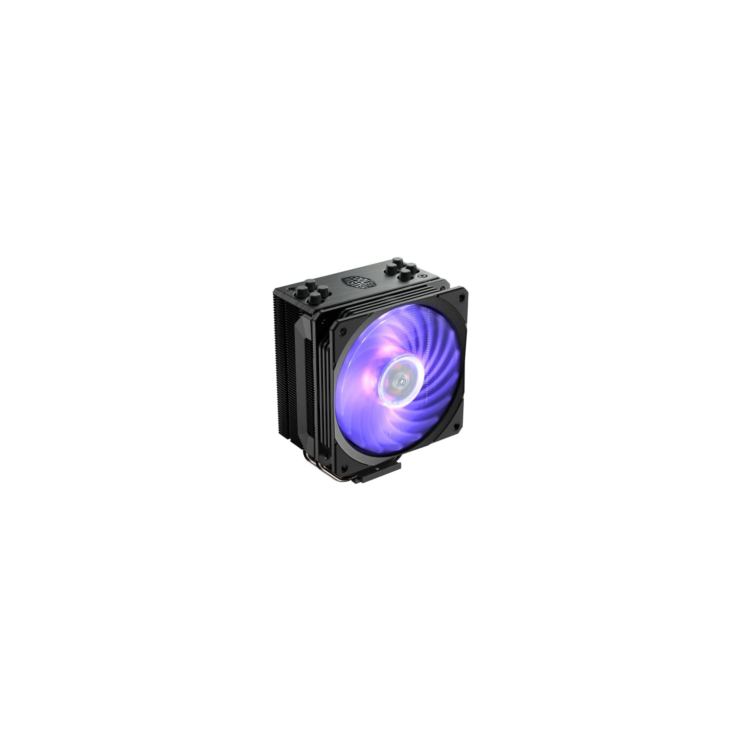 Hyper 212 Black Edition RGB CPU Air , SF120R RGB Fan, Anodized Gun-Metal Black, Brushed Nickel Fins, 4 Copper Direct Contact Heat Pipes for AMD Ryzen/Intel LGA1700/1200/1151
