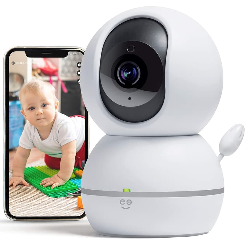 Geeni Smart Home Pet and Baby Monitor with Camera, 1080p Wireless WiFi Camera with Motion and Sound Alert
