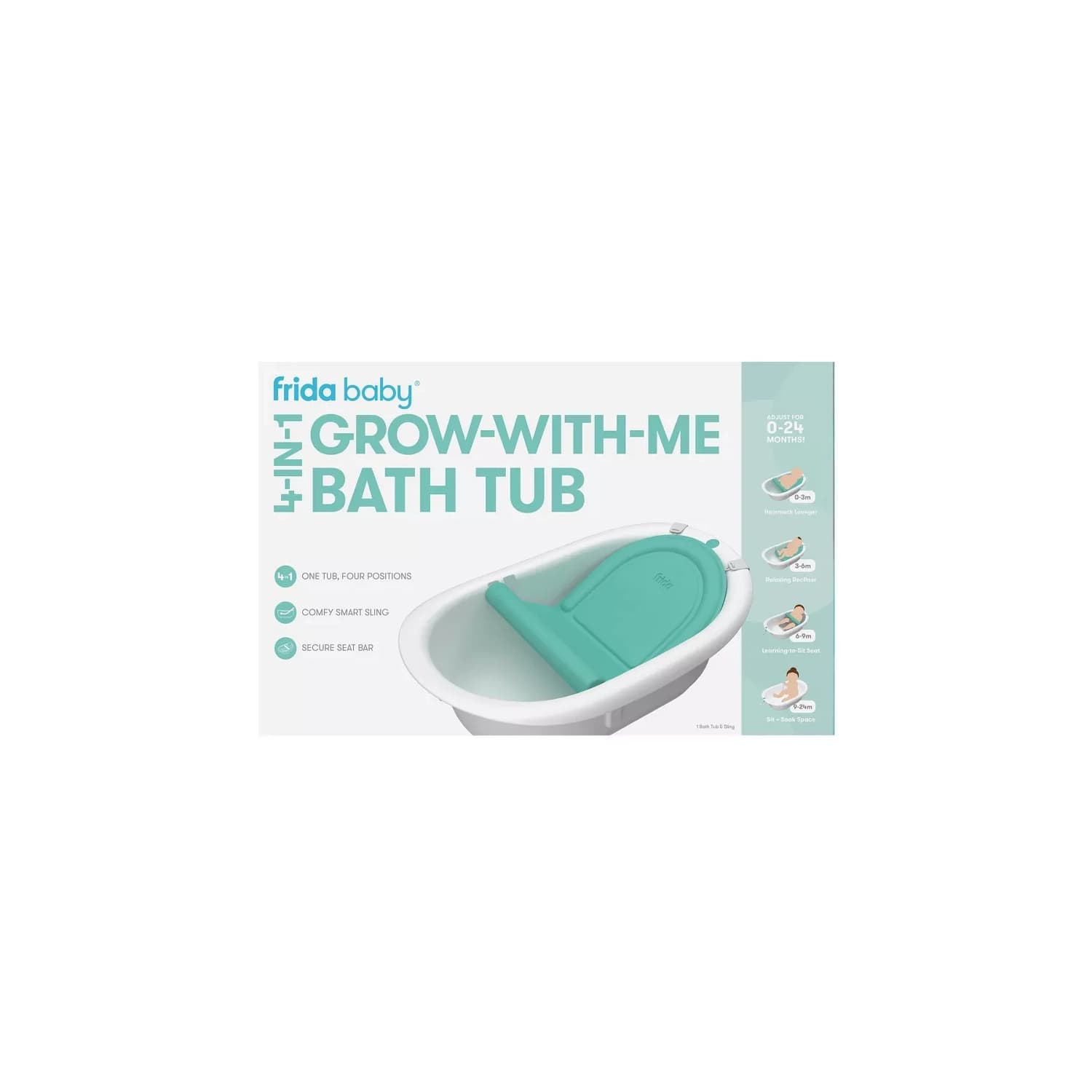 Frida Baby 4-in-1 Grow-With-Me Bath Tub