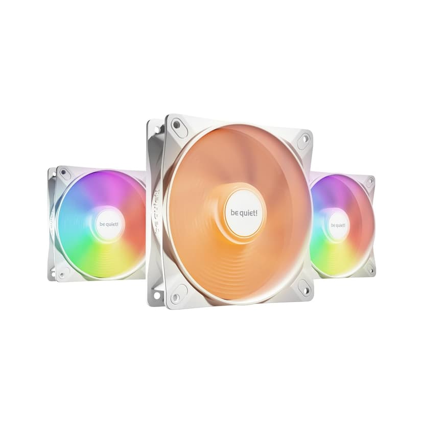 be quiet! Light Wings LX 120mm PWM high-Speed PC Case Fan | White | Triple-Pack | BL125