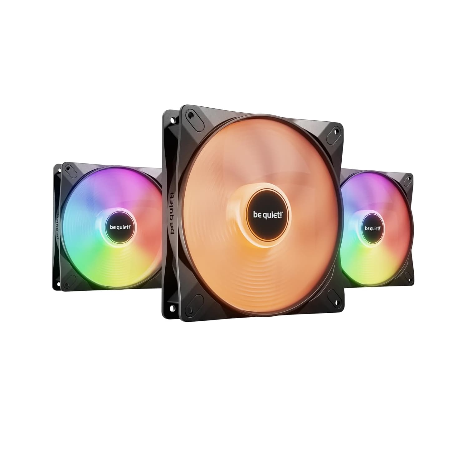 be quiet! Light Wings LX 140mm PWM PC Case Fan | Black | Triple-Pack | BL127